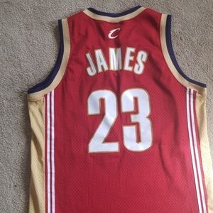Lebron James official NBA jersey.